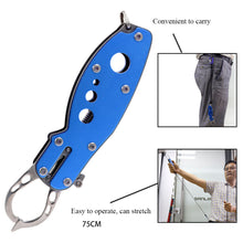 Load image into Gallery viewer, SANLIKE Aluminium Multifunction Lure Fish Grip Lip Trigger Lock 304 Gripper Clip Clamp Fishing Tackle Tool Fishing Equipment