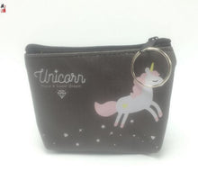 Load image into Gallery viewer, New digital print unicorn change holder bag creative cartoon key bag customized