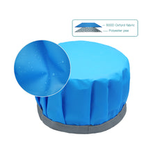 Load image into Gallery viewer, SANLIKE Waterproof Folding Fishing Bucket Small Foot Basin Travel Outdoor Car Washing Disaster Prevention Camp Storage Bag Outdoor Cooler