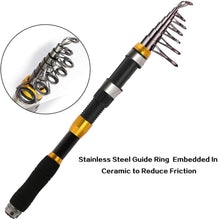 Load image into Gallery viewer, SANLIKE Carbon Fishing Rod For Saltwater and Freshwater Fishing Rod(BUY 2 SAVE 10% OFF)