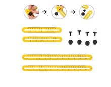 Load image into Gallery viewer, Multifunctional measuring square with meter and inch scale