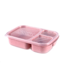 Load image into Gallery viewer, KOMCLUB Wheat Straw Japanese Bento Lunch Box Microwave Thermal Food Container Keep Warm Lunch Box
