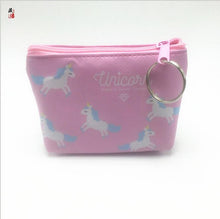 Load image into Gallery viewer, New digital print unicorn change holder bag creative cartoon key bag customized