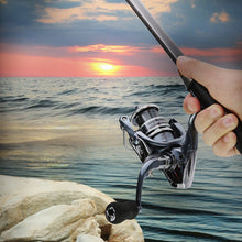 Load image into Gallery viewer, SANLIKE 1 Set of Fishing Rods Telescopic Spinning Fishing Rod 5+1BB and Reel Combos
