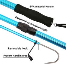 Load image into Gallery viewer, SANLIKE Stainless Telescopic Fishing Gaff Hook Saltwater Offshore Aluminium Alloy Pole with Soft EVA Handle