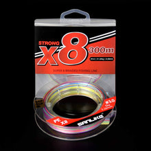 Load image into Gallery viewer, 2021 SANLIKE Fishing Line X8 300M PE line Multi-color High-strength High-sensitivity High Bearing Capacity Wear-resisting