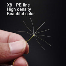 Load image into Gallery viewer, 2021 SANLIKE Fishing Line X8 300M PE line Multi-color High-strength High-sensitivity High Bearing Capacity Wear-resisting