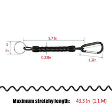 Load image into Gallery viewer, 8pcs Fishing Lanyards Ropes Retention String Rope Fishing Camping Snap Secure Lock Fishing Tackle Tool Accessories
