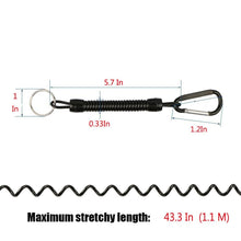 Load image into Gallery viewer, 8pcs Fishing Lanyards Ropes Retention String Rope Fishing Camping Snap Secure Lock Fishing Tackle Tool Accessories