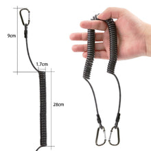 Load image into Gallery viewer, Fishing Lanyards Boating Ropes Retention String Fishing Rope with Camping Secure Lock Retractable Safety Rope max 661 Ib