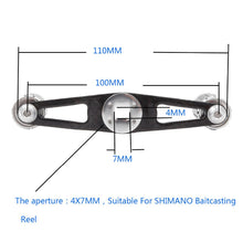 Load image into Gallery viewer, SANLIKE 4*7mm, 5*8mm Baitcasting Fishing Reel Handle for S&D Carbon Aviation Aluminum Spinning Reel Handle