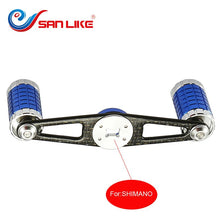 Load image into Gallery viewer, Fishing Tackle Japan Carbon Fiber Spinning Reel Handle For Baitcasting Fishing Reel Or Daiwa/Shimano Fishing Reel Handle Knobs