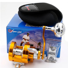 Load image into Gallery viewer, 2021 Space Aluminum Fishing Trolling Reel With Warning System Sea Single Speed  drag CNC Saltwater Freshwater Fishing Reels