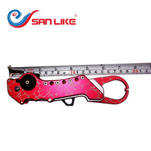 Load image into Gallery viewer, Folding Fish Lip Grip Grabber Aluminum Fishing Gripper Pliers Clip Grabber Fishing Holder Controller Tools for Outdoor Fishing