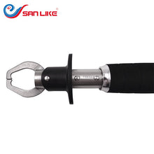 Load image into Gallery viewer, Portable Fishing Lip Gripper Aluminum Fishing Pliers Scissors Fishing Lip Grip With Scale For Fisherman Free Shipping