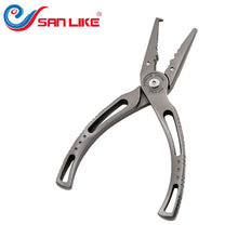 Load image into Gallery viewer, Sanlike Multi-Functional Fishing Plier Aluminium Alloy Fishing Tools Stainless Steel Multifunctional Pesca Tackles