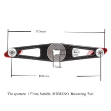 Load image into Gallery viewer, 2021 SANLIKE Fishing Knob Aviation Aluminum&Carbon Fiber Baitcasting Fishing Reel Handle for S&D Fishing Reel