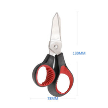 Load image into Gallery viewer, New Fishing Scissors To Cut Braided PE Line Cut Clipper Multifunction Antiskid Stainless Steel Fishing Tackle Scissor