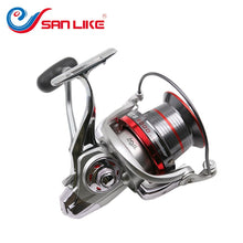 Load image into Gallery viewer, Free Shipping SLS 9000-10000  4.0:1  14+1BB Seamless  Metal Spinning Fishing Reel Carp Bass Sea Fishing Reel Fishing Tackle