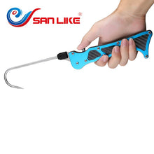 Load image into Gallery viewer, SANLIKE Collapsible Fishing Gaff Portable Telescopic Fish Gaff Fishing Spear Stainless Steel Hook Tackle Tool Useful Wholesale