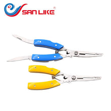 Load image into Gallery viewer, High quality Stainless steel Fishing Pliers Split Ring Cutters Fishing Hooks Remover Fishing Clamp Tackle for Fisherman