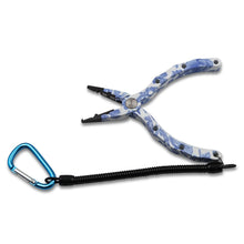 Load image into Gallery viewer, New arrival China white and blue color Fishing Tackle Gripper Clip Clamp Grabber Fish Plier Pliers Hand Tools for fishing lover