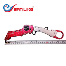 Load image into Gallery viewer, Folding Fish Lip Grip Grabber Aluminum Fishing Gripper Pliers Clip Grabber Fishing Holder Controller Tools for Outdoor Fishing