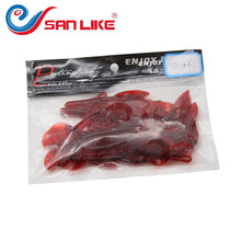 Load image into Gallery viewer, 10pcs/bag Maggot Grub Soft Lure Baits Smell Worms Glow Shrimps Fishing Lur Artificial Soft Fishing Baits Esca per pescare