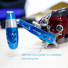 Load image into Gallery viewer, SANLIKE Biatcasting Jigging Fishing Reel Handle Aviation Aluminum 5*8mm Aperture for Shi & Dai