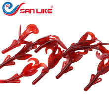 Load image into Gallery viewer, 10pcs/bag Maggot Grub Soft Lure Baits Smell Worms Glow Shrimps Fishing Lur Artificial Soft Fishing Baits Esca per pescare
