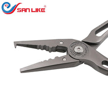 Load image into Gallery viewer, Sanlike Multi-Functional Fishing Plier Aluminium Alloy Fishing Tools Stainless Steel Multifunctional Pesca Tackles