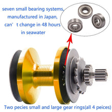 Load image into Gallery viewer, 2021 Space Aluminum Fishing Trolling Reel With Warning System Sea Single Speed  drag CNC Saltwater Freshwater Fishing Reels