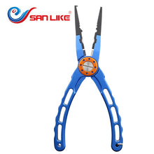 Load image into Gallery viewer, Fishing tackle China Aluminum Fishing Pliers Control Fish Clamp Device Lures Grip Fishing Accessory