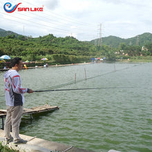 Load image into Gallery viewer, SANLIKE 2.1 m-3.6m Portable Telescopic Fishing Rod Carbon fiber alloy Baitcasting Lure Pesca Sea Spinning Fish Hand Tackle Ocean Rod