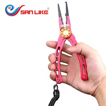 Load image into Gallery viewer, Fishing tackle China Aluminum Fishing Pliers Control Fish Clamp Device Lures Grip Fishing Accessory