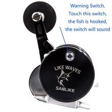 Load image into Gallery viewer, 2021 Right Hand Kit Pesca Round Baitcasting Reel Saltwater Fishing Reel 7BB 4.5:1 Trolling Carp Reel drag CNC