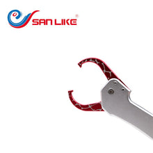 Load image into Gallery viewer, Folding Fish Lip Grip Grabber Aluminum Fishing Gripper Pliers Clip Grabber Fishing Holder Controller Tools for Outdoor Fishing