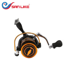 Load image into Gallery viewer, Free Shipping SLS 1000-6000 5.2:1  12+1BB Seamless  Spinning Fishing Reel Carp Bass Sea Fishing Reel Fishing Tackle