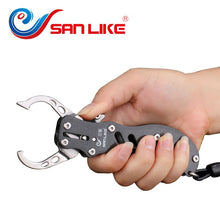 Load image into Gallery viewer, Free of Fishing 100m Line Tackle Fish Tools Fishing Lip Gripper Portable Carbon Fishing Pliers