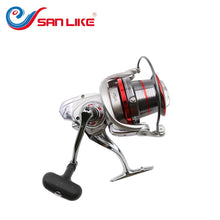 Load image into Gallery viewer, Free Shipping SLS 9000-10000  4.0:1  14+1BB Seamless  Metal Spinning Fishing Reel Carp Bass Sea Fishing Reel Fishing Tackle