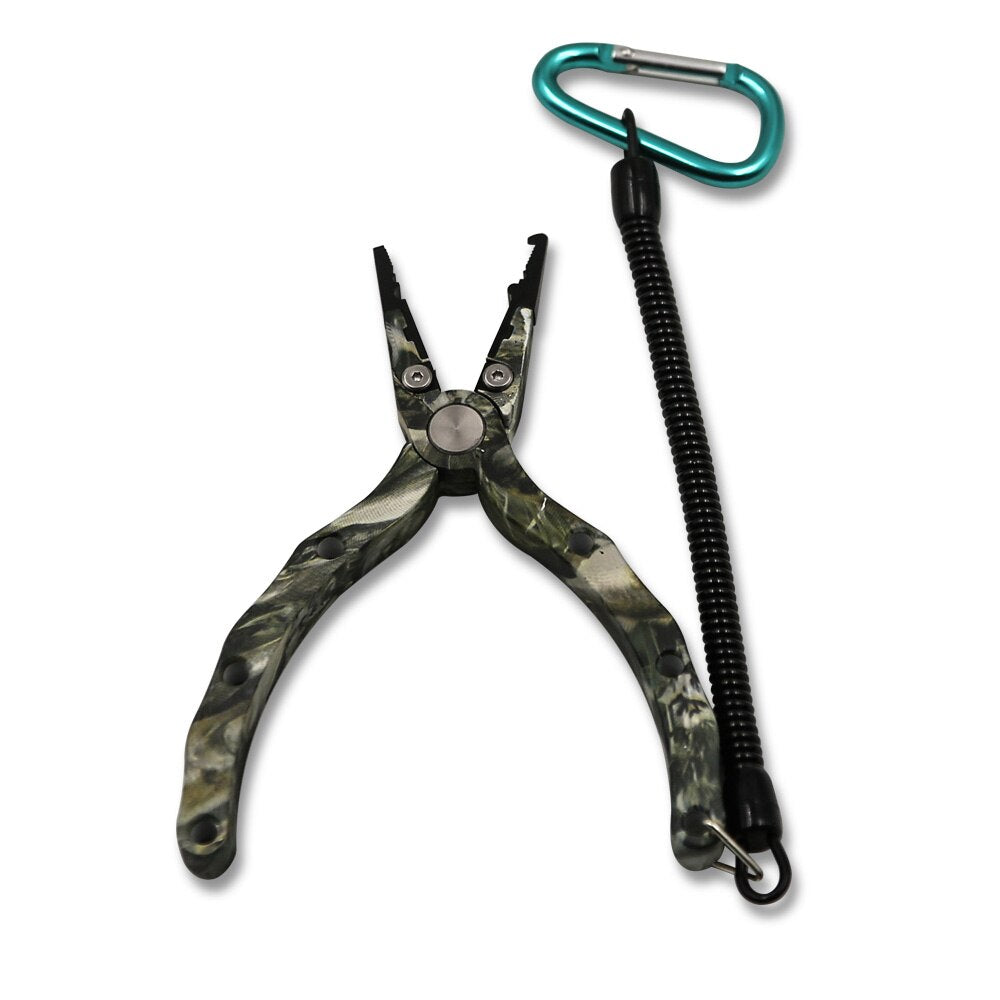 New arrival camouflage green color Fishing Tackle Gripper Clip Clamp Grabber Fish Plier Pliers Hand Tools Fishing tackle China