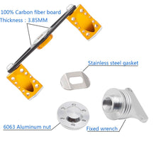 Load image into Gallery viewer, 2021 SANLIKE Fishing Knob Aviation Aluminum&Carbon Fiber Baitcasting Fishing Reel Handle for S&D Fishing Reel