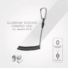 Load image into Gallery viewer, Fishing Lanyards Boating Ropes Retention String Fishing Rope with Camping Secure Lock Retractable Safety Rope max 661 Ib