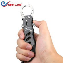 Load image into Gallery viewer, Free of Fishing 100m Line Tackle Fish Tools Fishing Lip Gripper Portable Carbon Fishing Pliers