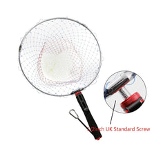 Load image into Gallery viewer, SANLIKE Fishing Net Fish Landing Hand Net Tackle EVA Wrap Aluminium Hook Baitcasting & Fly Fishing Brail Handle Tool
