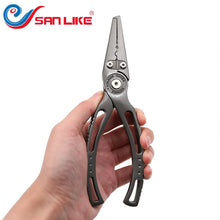 Load image into Gallery viewer, Sanlike Multi-Functional Fishing Plier Aluminium Alloy Fishing Tools Stainless Steel Multifunctional Pesca Tackles