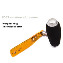 Load image into Gallery viewer, SANLIKE Aluminium Fishing Handle Knob 5*8MM Suitable for S&D Jigging Trolling Reel Tackle Tools Left Right Hand