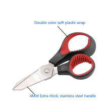Load image into Gallery viewer, New Fishing Scissors To Cut Braided PE Line Cut Clipper Multifunction Antiskid Stainless Steel Fishing Tackle Scissor