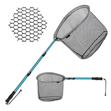 Load image into Gallery viewer, SANLIKE 2021  Fishing Net Fish Landing Net  Telescopic Pole Handle Durable Nylon Material Mesh Safe Fish Catching
