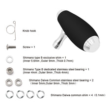 Load image into Gallery viewer, SANLIKE Aluminium Fishing Reel Handle Knob Suitable S B & D L Reel Spinning Boat Trolling Reel fishing Accessories
